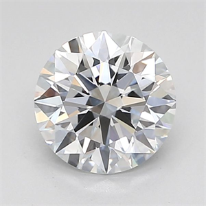 Picture of Lab Grown Diamond 1.26 Carats, Round with Ideal Cut, F Color, VVS2 Clarity and Certified by IGI
