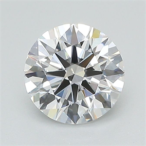Picture of Lab Grown Diamond 1.06 Carats, Round with Ideal Cut, D Color, VVS1 Clarity and Certified by IGI