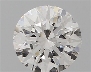 Picture of Natural Diamond 0.52 Carats, Round with Excellent Cut, F Color, VS2 Clarity and Certified by GIA