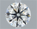 Natural Diamond 0.80 Carats, Round with Very Good Cut, H Color, SI2 Clarity and Certified by GIA