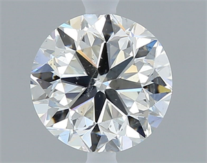 Picture of Natural Diamond 0.80 Carats, Round with Very Good Cut, H Color, SI2 Clarity and Certified by GIA