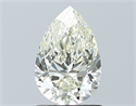 Natural Diamond 1.00 Carats, Pear with  Cut, J Color, IF Clarity and Certified by IGI