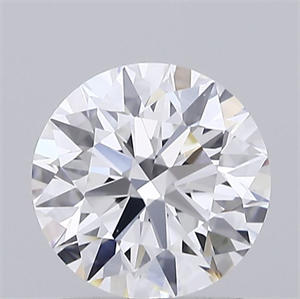Picture of Lab Grown Diamond 1.51 Carats, Round with Ideal Cut, D Color, VVS2 Clarity and Certified by IGI