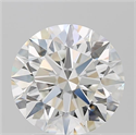 Natural Diamond 3.03 Carats, Round with Excellent Cut, H Color, VVS2 Clarity and Certified by GIA