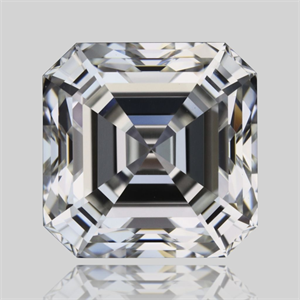 Picture of Natural Diamond 1.51 Carats, Asscher with  Cut, H Color, VVS2 Clarity and Certified by GIA