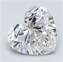 Diamante Natural 2.01 quilates, Corazón , Color F, claridad VVS1 y certificado GIA