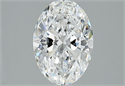 Natural Diamond 2.02 Carats, Oval with  Cut, D Color, SI1 Clarity and Certified by GIA