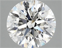 Lab Grown Diamond 2.53 Carats, Round with Excellent Cut, F Color, VVS2 Clarity and Certified by IGI