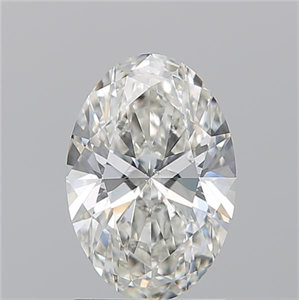 Picture of Natural Diamond 1.51 Carats, Oval with  Cut, I Color, SI1 Clarity and Certified by GIA