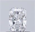 Natural Diamond 0.51 Carats, Radiant with  Cut, D Color, VS1 Clarity and Certified by GIA