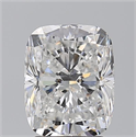 Natural Diamond 3.02 Carats, Cushion with  Cut, E Color, VVS2 Clarity and Certified by GIA