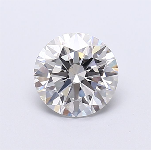 Picture of Lab Grown Diamond 1.30 Carats, Round with Ideal Cut, F Color, SI1 Clarity and Certified by IGI