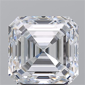 Picture of Natural Diamond 5.02 Carats, Asscher with  Cut, D Color, VS1 Clarity and Certified by GIA