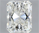 Natural Diamond 0.90 Carats, Radiant with  Cut, I Color, VVS2 Clarity and Certified by GIA