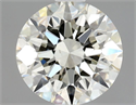 Natural Diamond 0.90 Carats, Round with Excellent Cut, L Color, SI1 Clarity and Certified by GIA
