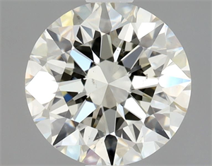 Picture of Natural Diamond 0.90 Carats, Round with Excellent Cut, L Color, SI1 Clarity and Certified by GIA