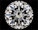Natural Diamond 1.01 Carats, Round with Excellent Cut, G Color, I1 Clarity and Certified by GIA