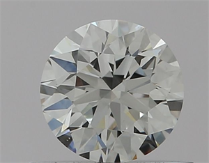 Picture of Natural Diamond 0.50 Carats, Round with Excellent Cut, G Color, VS2 Clarity and Certified by GIA