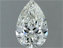 Diamante Natural 0.50 quilates, De pera , Color H, claridad VVS1 y certificado IGI
