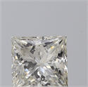 Natural Diamond 1.02 Carats, Princess with  Cut, K Color, VS2 Clarity and Certified by GIA