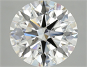 Lab Grown Diamond 3.61 Carats, Round with Ideal Cut, G Color, VS2 Clarity and Certified by IGI