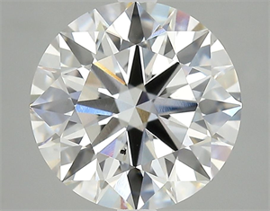 Picture of Lab Grown Diamond 3.61 Carats, Round with Ideal Cut, G Color, VS2 Clarity and Certified by IGI
