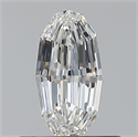 Diamante Natural 0.50 quilates, Ovalado , Color F, claridad VS2 y certificado GIA