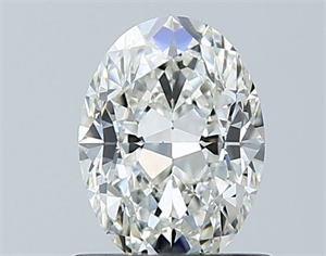 Picture of Natural Diamond 0.90 Carats, Oval with  Cut, G Color, VS1 Clarity and Certified by GIA