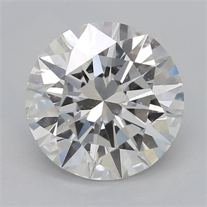 Foto Diamante Natural 1.73 quilates, Redondo , Color H, claridad SI1 y certificado GIA de