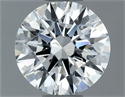 Diamante Natural 0.71 quilates, Redondo , Color F, claridad SI1 y certificado IGI