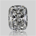 Natural Diamond 0.53 Carats, Cushion with  Cut, I Color, VS2 Clarity and Certified by GIA