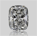 Natural Diamond 0.53 Carats, Cushion with  Cut, I Color, VS2 Clarity and Certified by GIA