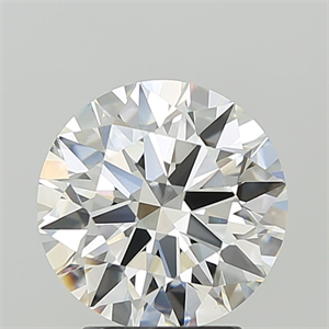Picture of Lab Grown Diamond 3.05 Carats, Round with Ideal Cut, F Color, VVS2 Clarity and Certified by IGI
