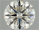 Natural Diamond 0.80 Carats, Round with Excellent Cut, J Color, SI2 Clarity and Certified by GIA