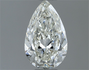 Picture of Natural Diamond 0.70 Carats, Pear with  Cut, I Color, VS2 Clarity and Certified by IGI