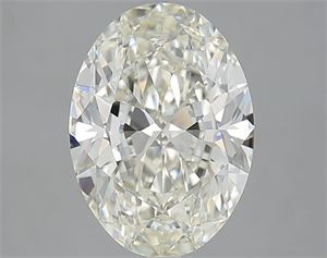 Picture of Natural Diamond 3.01 Carats, Oval with  Cut, I Color, VS1 Clarity and Certified by IGI