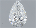 Natural Diamond 0.40 Carats, Pear with  Cut, D Color, SI1 Clarity and Certified by GIA
