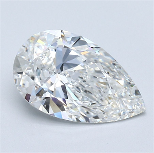 Foto Diamante Natural 2.01 quilates, De pera , Color F, claridad VS1 y certificado GIA de