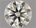 Natural Diamond 1.50 Carats, Round with Very Good Cut, L Color, SI1 Clarity and Certified by IGI