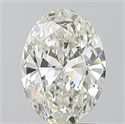 Natural Diamond 1.50 Carats, Oval with  Cut, J Color, SI1 Clarity and Certified by GIA
