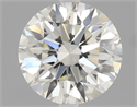 Natural Diamond 1.06 Carats, Round with Excellent Cut, I Color, IF Clarity and Certified by IGI
