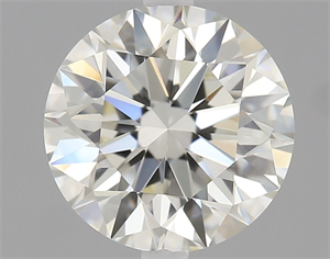 Picture of Natural Diamond 1.06 Carats, Round with Excellent Cut, I Color, IF Clarity and Certified by IGI