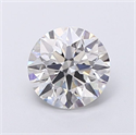 Lab Grown Diamond 1.28 Carats, Round with Ideal Cut, F Color, VVS2 Clarity and Certified by IGI
