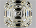 Natural Diamond 1.51 Carats, Asscher with  Cut, L Color, IF Clarity and Certified by GIA