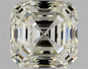 Foto Diamante Natural 1.51 quilates, Asscher , Color L, claridad IF y certificado GIA de