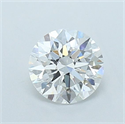 Lab Grown Diamond 1.00 Carats, Round with Ideal Cut, D Color, VVS2 Clarity and Certified by IGI