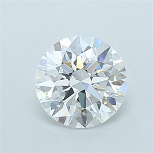 Picture of Lab Grown Diamond 1.00 Carats, Round with Ideal Cut, D Color, VVS2 Clarity and Certified by IGI