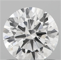 Lab Grown Diamond 0.72 Carats, Round with Ideal Cut, D Color, VS1 Clarity and Certified by IGI