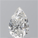 Natural Diamond 0.90 Carats, Pear with  Cut, E Color, VS2 Clarity and Certified by GIA