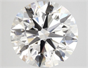 Natural Diamond 3.44 Carats, Round with Excellent Cut, E Color, FL Clarity and Certified by GIA
